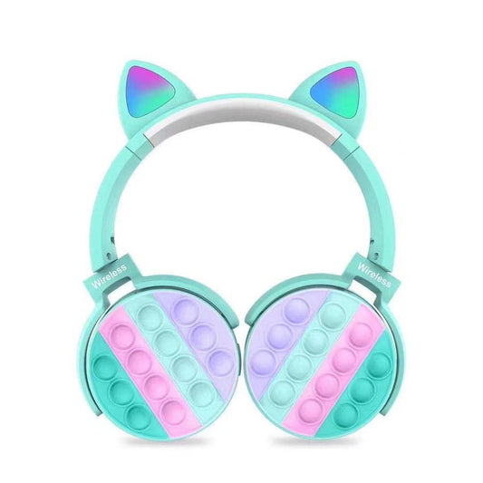 Fidget Cat Ear Wireless Headphones - Blue_0