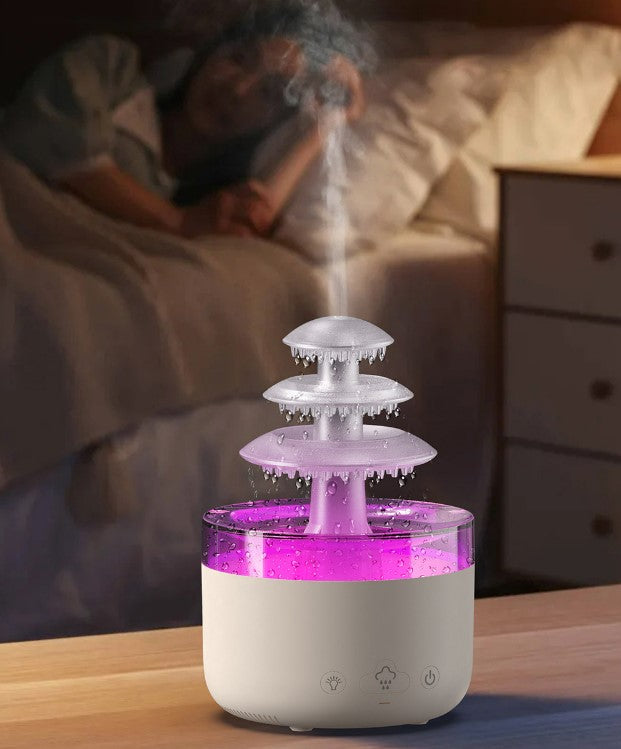 500ML Aromatherapy Diffuser Low Noise Rain Cloud_1