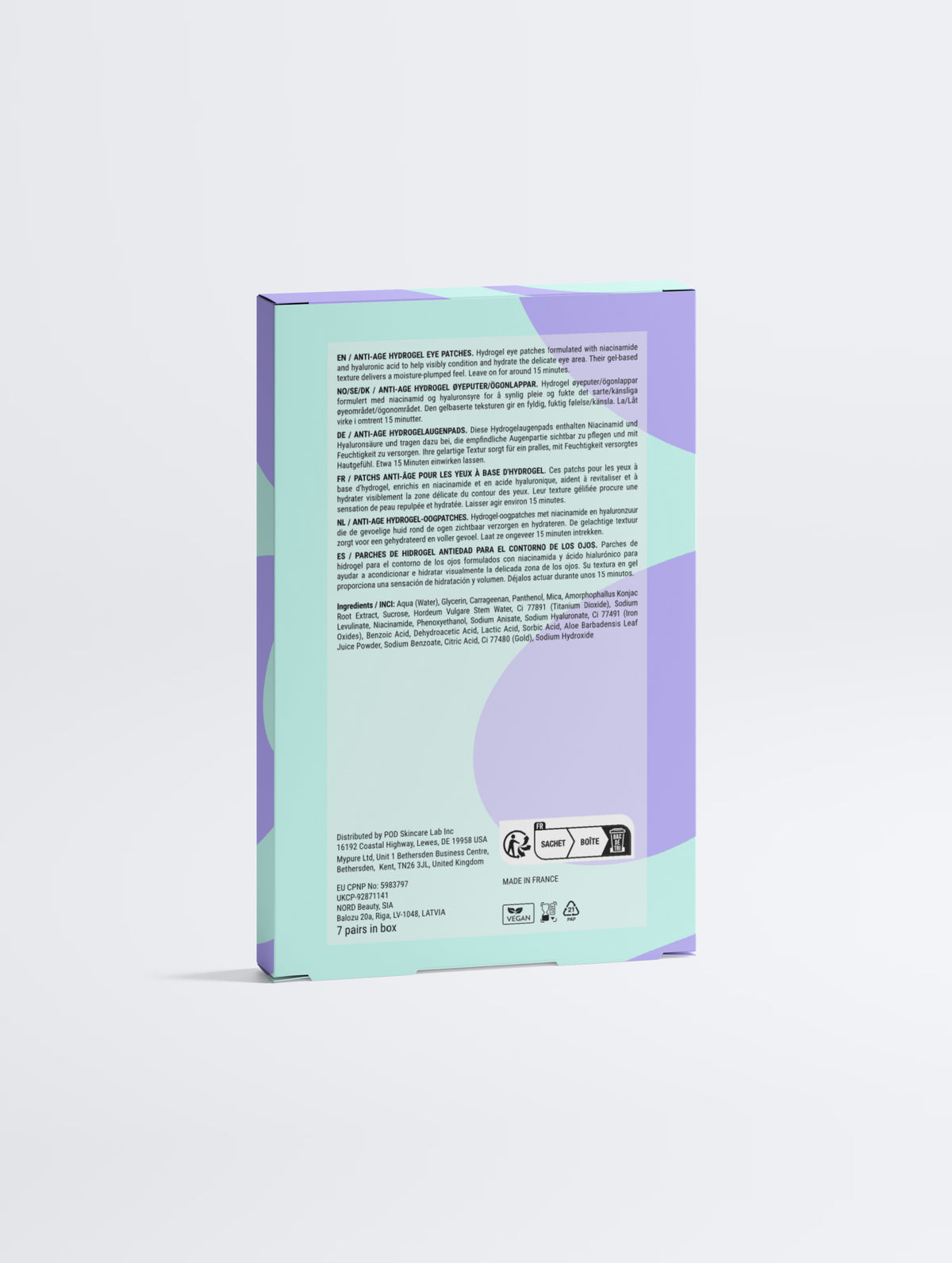 Anti-Age Hydrogel Eye Patches